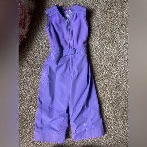 Spyder: Purple size 3 snow pant and vest suit